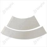 Traffic Cone Collars -  2 Piece Sets White PVC Reflective Traffic Cone Sleeve